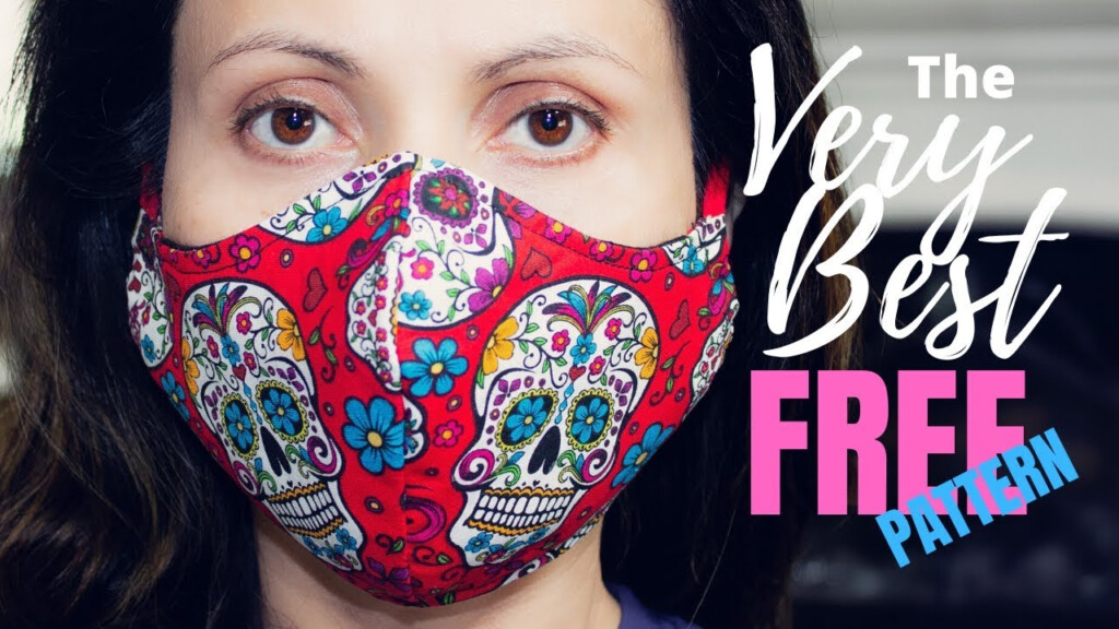 How To Sew The VERY BEST Fitted Fabric Face Mask With Filter Pocket And 