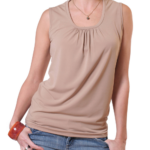 Jalie 2806 Sleeveless Gathered Scoopneck Top In 2020 Womens Knit