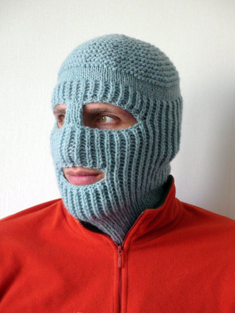 Knit Ski Mask Hat Balaclava Full Face Ski Mask Winter Sports Knitting 