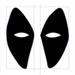 Learn How To Draw Deadpool Mask Deadpool Step By Step Drawing Tutorials