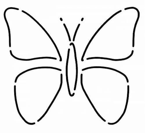 Little Butterflies Applique Quilt Pattern Stencil Edyta Sitar 