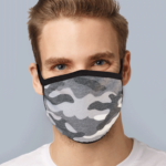 Mens Face Mouth Mask Dustproof Face 3 Layers Washable Reusable Cotton