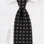 Necktie Face Mask Set Mens Necktie Maks And Hanky In Black And