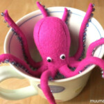 Octopus Sewing Pattern Felt Animal Pattern Unique Decor DIY Etsy