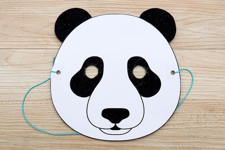 Panda Mask Free Printable Templates Coloring Pages FirstPalette 