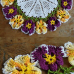 Pansy Doily Free Crochet Pattern Craft Day All About Knitting