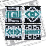 PATTERN Mosaic Crochet Chart Only Spirit Coaster Set Etsy In 2021