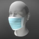 PBR Surgical Mask 3D Model By Wojakson 7e34709 Sketchfab