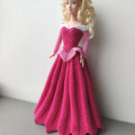 PDF Crochet Pattern Of Disney Aurora Dress For Barbie Sized Etsy