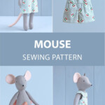 PDF Mouse Sewing Pattern Tutorial DIY Animal Rag Doll Doll With