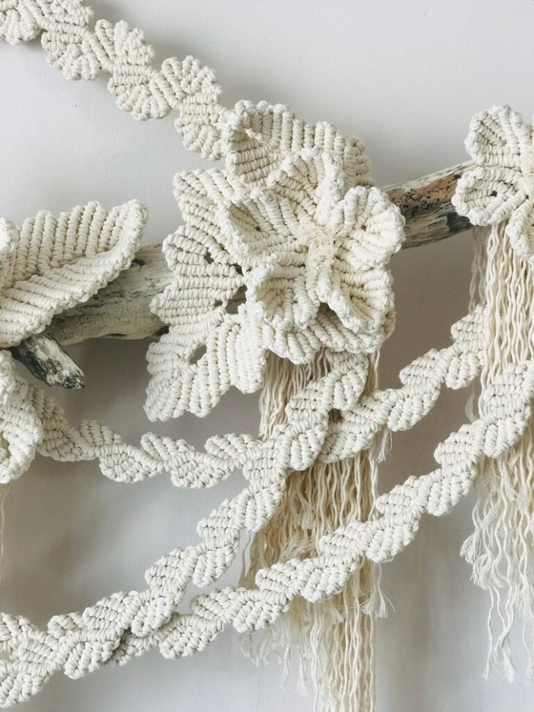 PDF Pattern Big Macrame Leaf Macram Pattern BEGINNER DIY Etsy