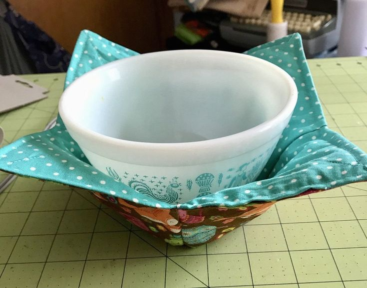PDF Tutorial With Photos 10 Quilted Bowl Cozy 1000 Bowl Cozy 