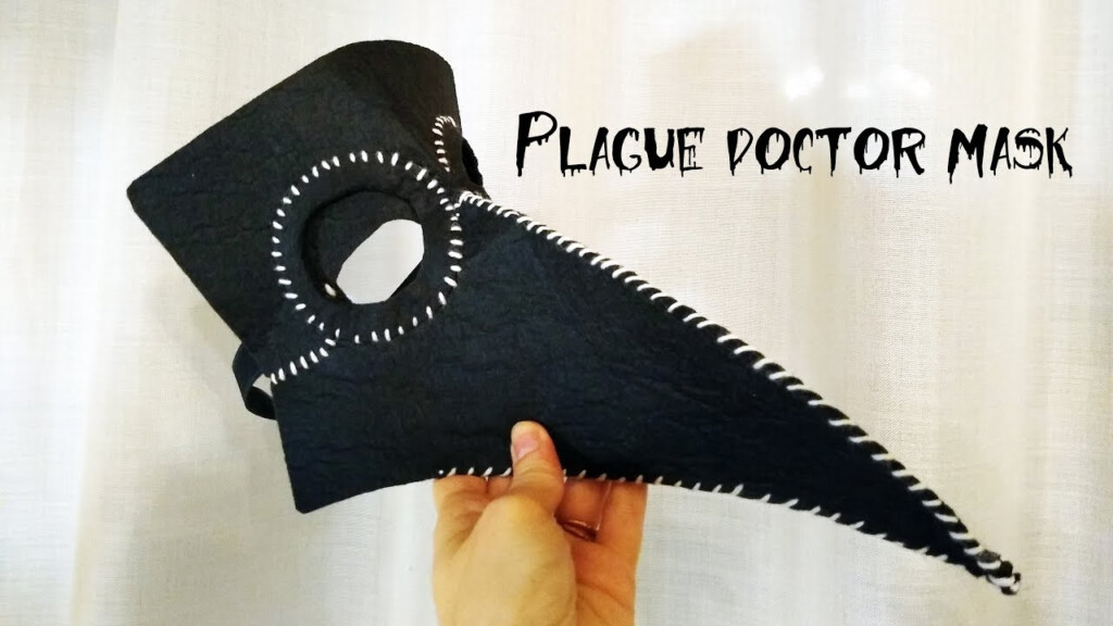 Plague Doctor Mask Tutorial And Free Printable Template 2019 YouTube