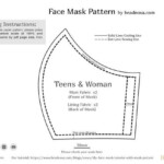 Printable 3D Face Mask Patterns Olson Pleated Sewing Guide PDF