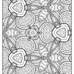 Printable Abstract Pattern Adult Coloring Pages 02