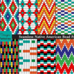 Seamless Tribal Bead Patterns In 2021 Native American Beadwork