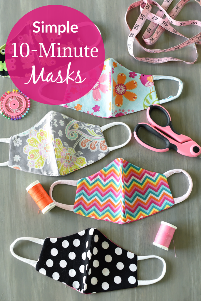 Simple Comfortable Face Mask Pattern Diy Sewing Pattern Easy Face 