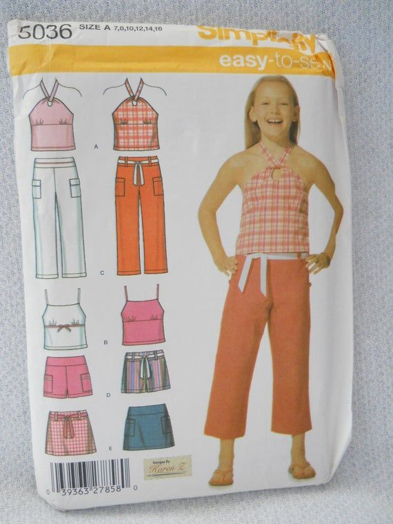 Simplicity 5036 A 7810121416 Easy to Sew Pattern For Etsy In 2021