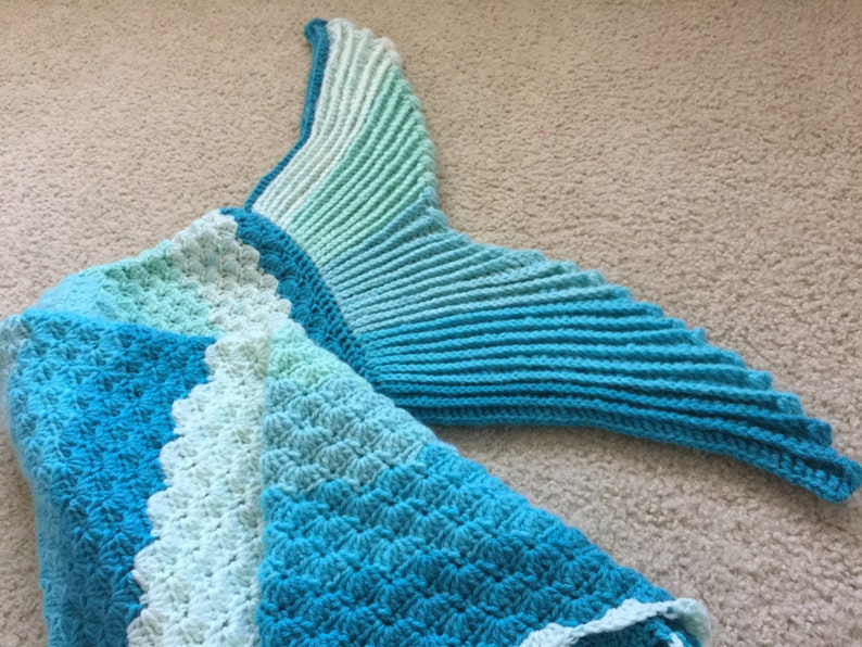 Sophie Mermaid Tail Blanket Pattern Sew free Child Sizes Etsy