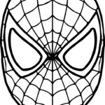 Spiderman mask coloring page Wecoloringpage Spiderman Coloring