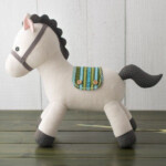 Stuffed Animal Pony PDF Sewing Pattern Tutorial Stuffed Horse