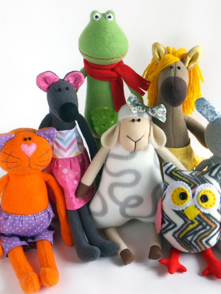 Super Easy Animal Doll Patterns And Tutorials Sewing Projects For 