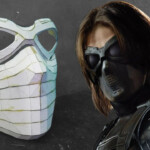 The Winter Soldier Mask From Cardboard Part 1 YouTube