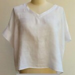 This Linen V top Pattern Is For Leggings Shorts Long Skirts Pencil