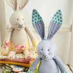 To Tip Of Ear Get Rabbit Sewing Pattern Bunny Patterns Bunny Toys