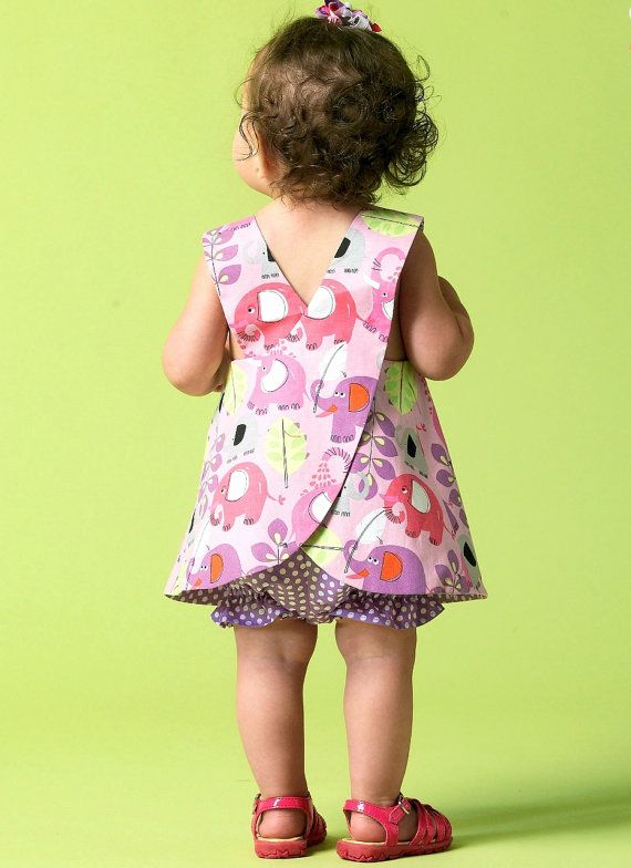 Toddlers Sundress Pattern Baby Top And Bloomers Pattern Sundress