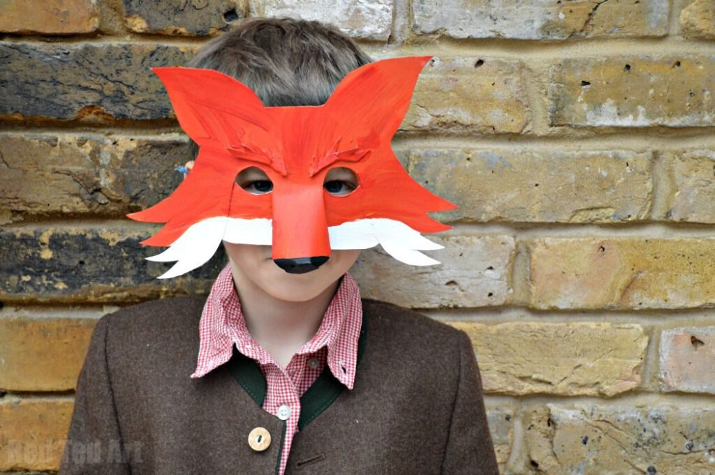 Try This DIY Fantastic Mr Fox Mask For World Book Day Party Delights Blog