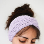 Twisted Turban Headband Crochet Ear Warmer Pattern The Snugglery