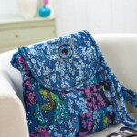 V A Peacock Fabric Bag Free Sewing Patterns Sew Magazine