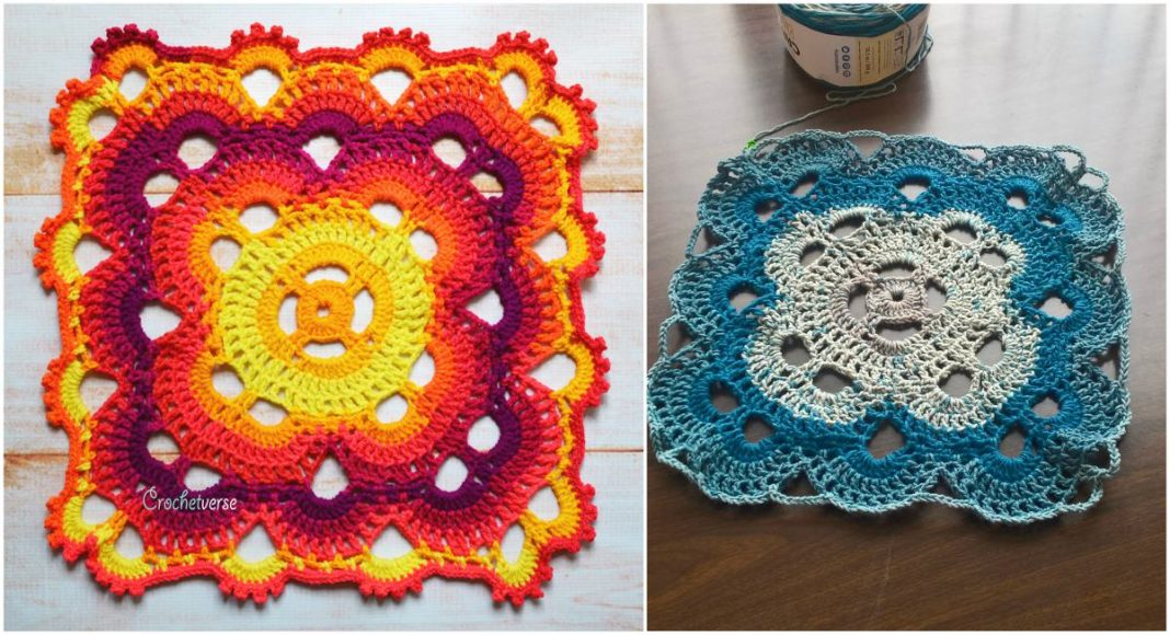 Virus Sort Of Blanket Crochet Pattern Free Styles Idea