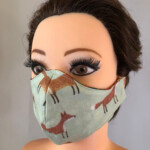 Washable Reversible Cotton Face Mask Chemo Mask Flu Mask Germ