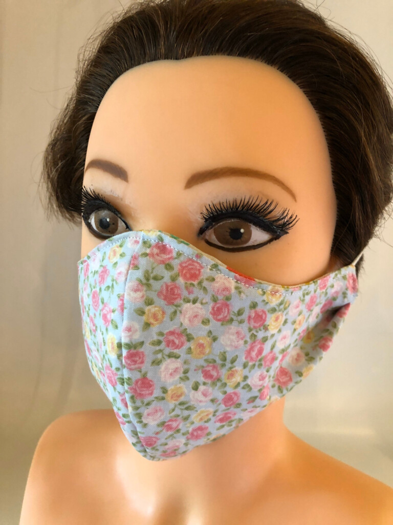 Washable Reversible Cotton Face Mask Chemo Mask Flu Mask Germ 