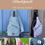 Wayfarer Sling Backpack PDF Sewing Pattern Backpack Pattern Sewing