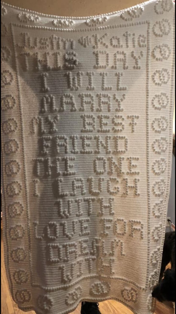 Wedding Blanket Bobble Stitch Crochet Wedding Crochet Patterns 