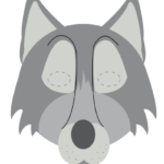 Wolf Mask Template Printable Pdf Download