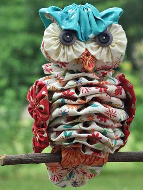 Yo Yo Al Owl Sewing Pattern Love To Sew Owl Sewing Patterns Owl